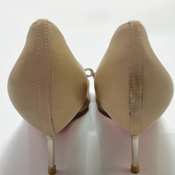 🌷❤️🔥FINAL SALE 🔥 NO OFFERS🌷💥Christian Louboutin Couche Nodo 70 Pumps 37 - Picture 5 of 8